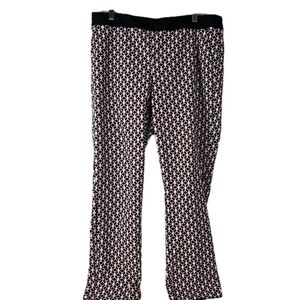 Swing Control Women's Slim Performance Golf Navy Blue Red Pants Size 14 Athletic